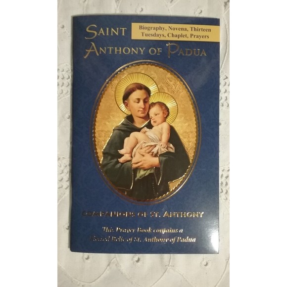 other-saint-anthony-of-padua-prayer-booklet-with-relic-poshmark